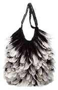 Tom Ford Leather Feather Bag